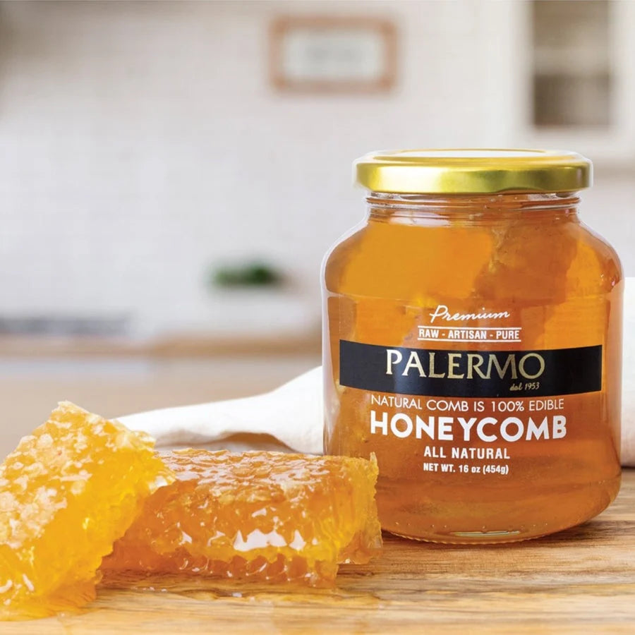PALERMO 100%全天然蜂巢蜜 NATURAL HONEY & HONEY COMB 454g