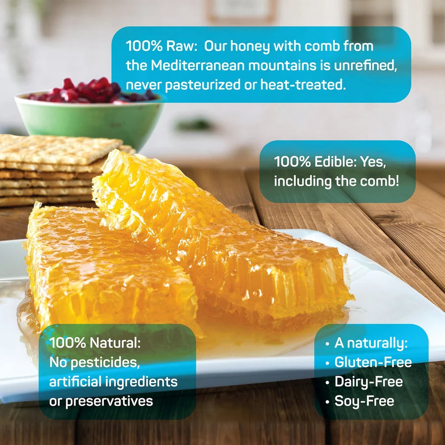 PALERMO 100%全天然蜂巢蜜 NATURAL HONEY & HONEY COMB 454g