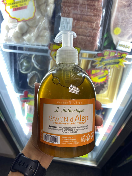 Alepia - 阿勒頗甜橙液體皂 500ml